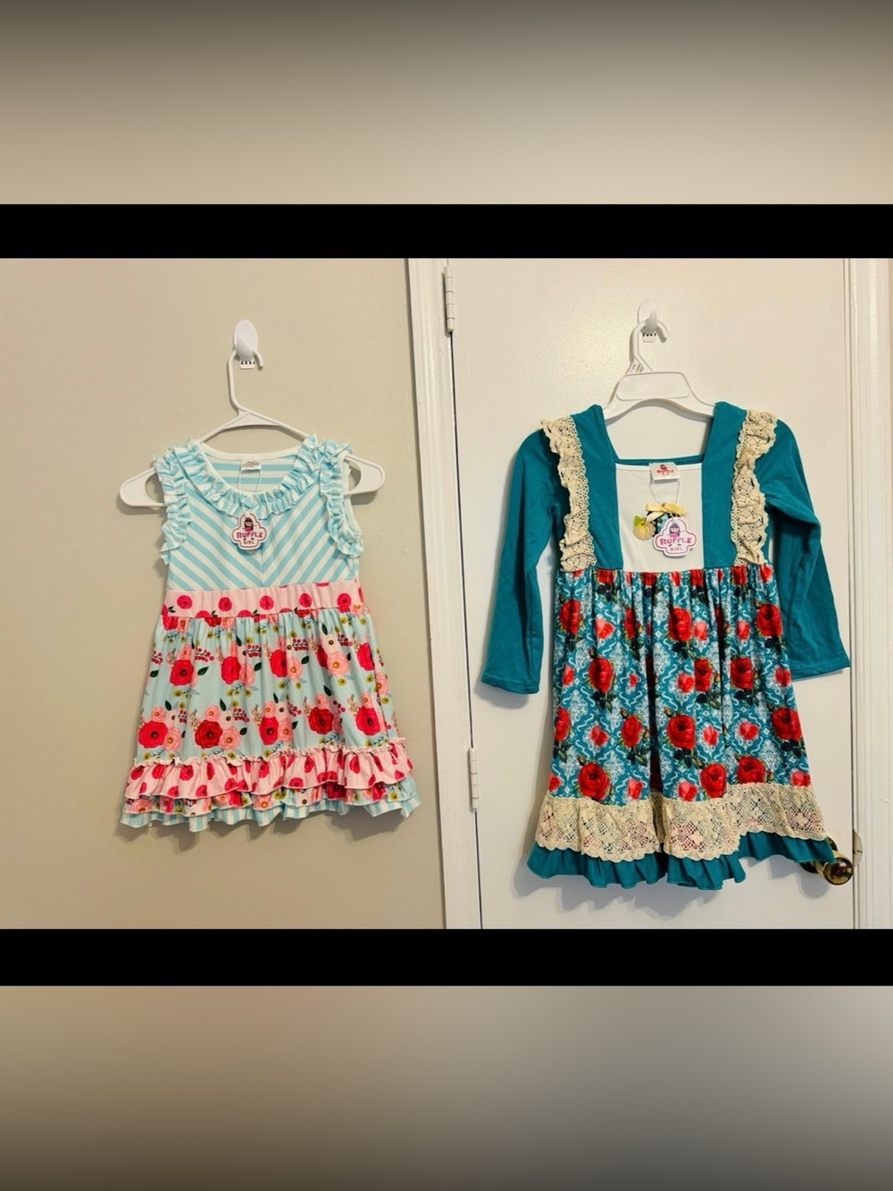Ruffle Girl Dresses Size 4XL (9/10) Year old